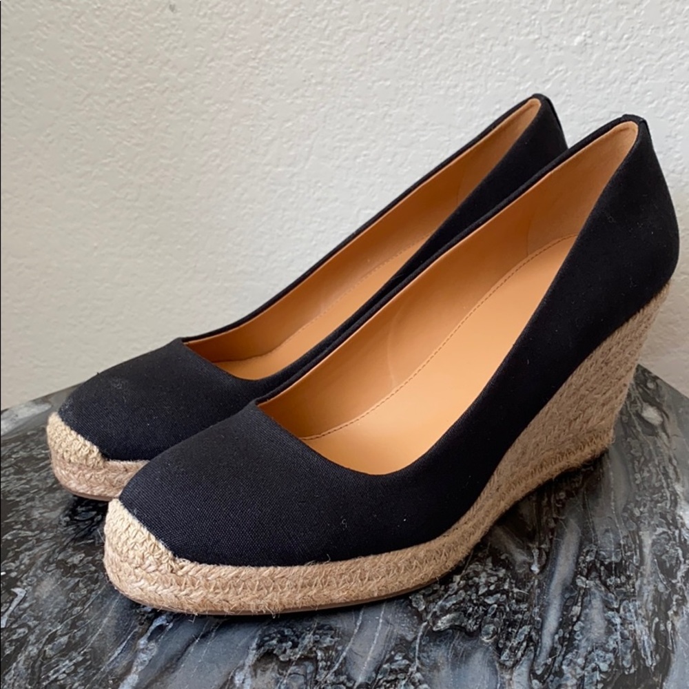J.Crew® Seville Wedge Espadrille heels.